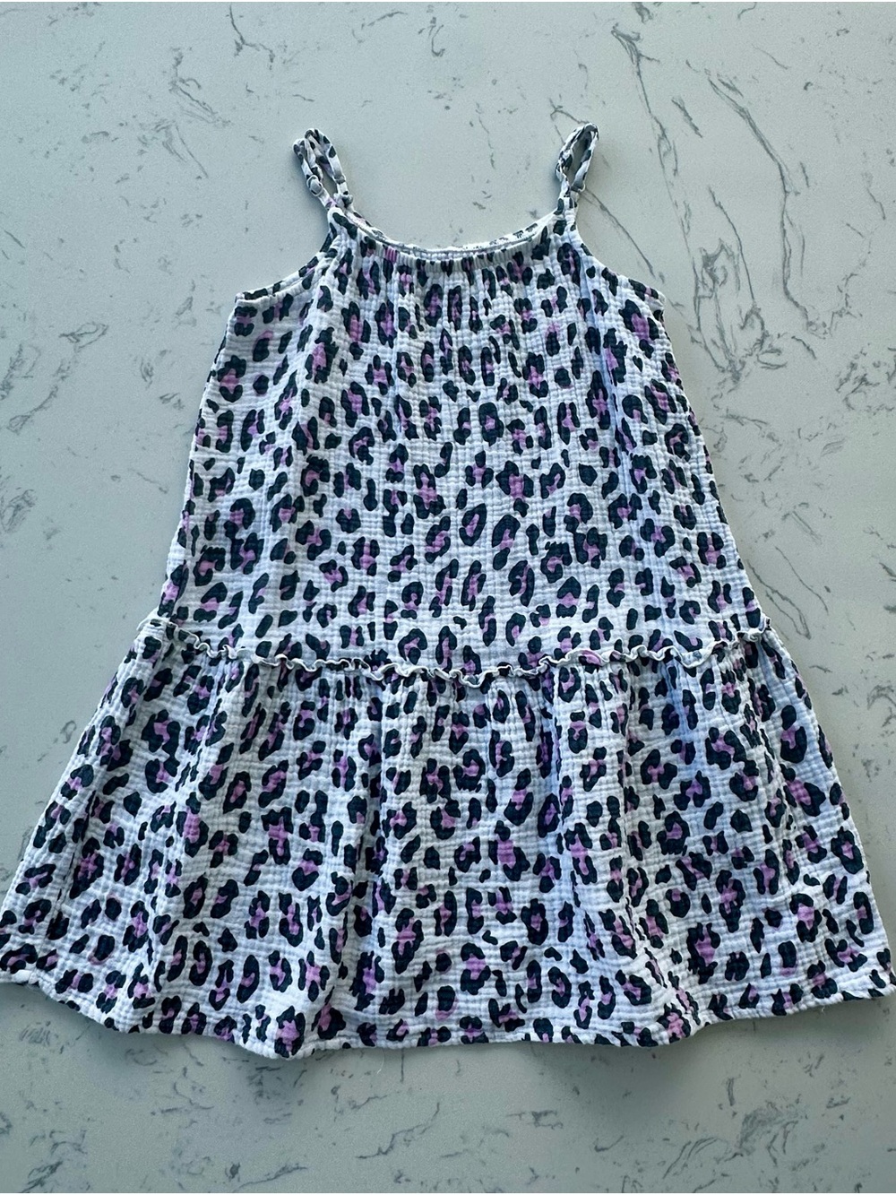 Grayson Threads Pink & Black Leopard Print Girls' Sundress